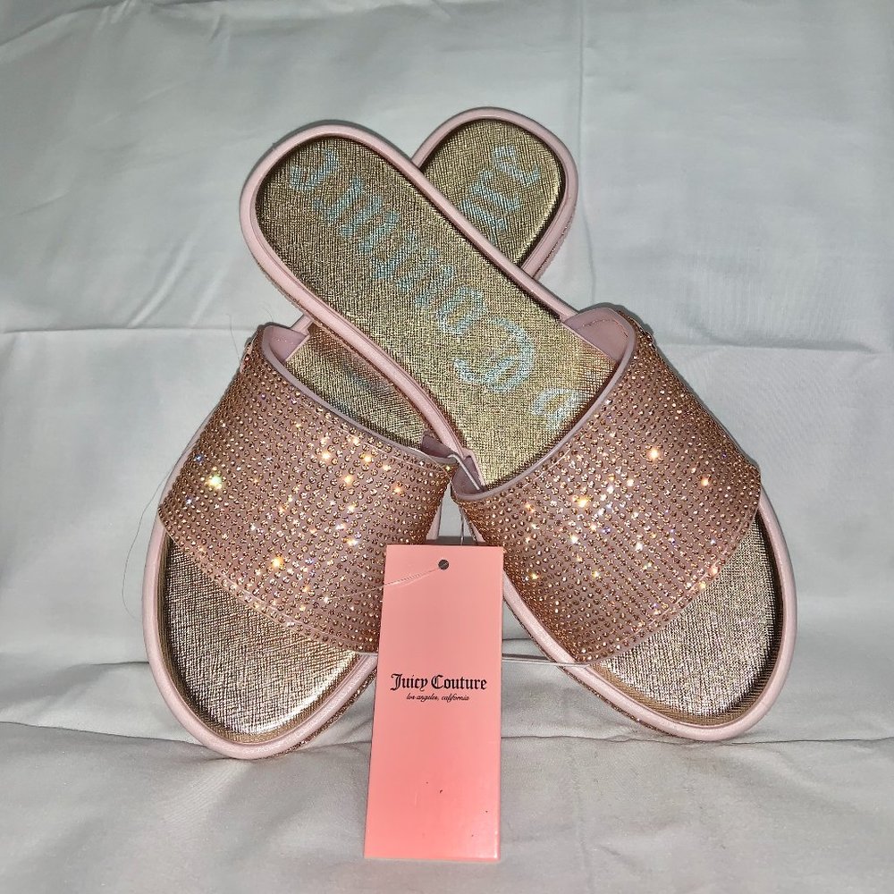 Juicy Couture Women's Yippy Beaded Slide Sandals
